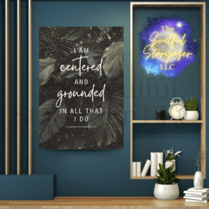 Centered and Grounded Digital Altar Print