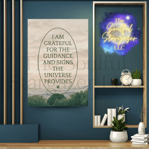 Grateful for Guidance and Signs Digital Altar Print