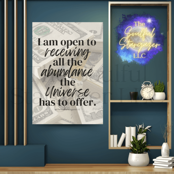 Open to Abundance Digital Altar Print