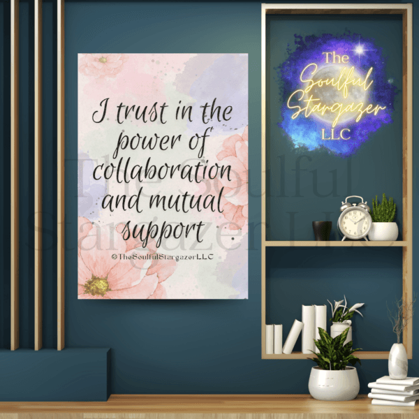 Trust in Mutual Support Digital Altar Print