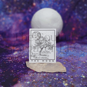 The Moon Vinyl Sticker